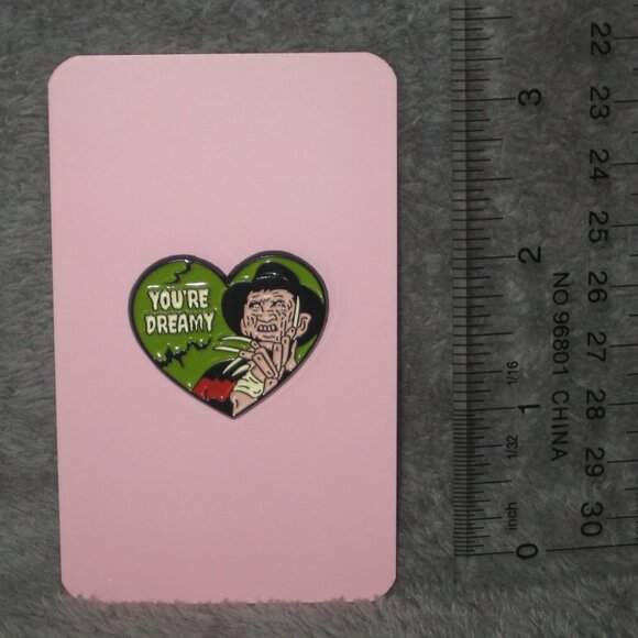 Horror Nightmare on Elm Street St Freddy You're Dreamy Metal Enamel Pin 251034A2 - Picture 2 of 7